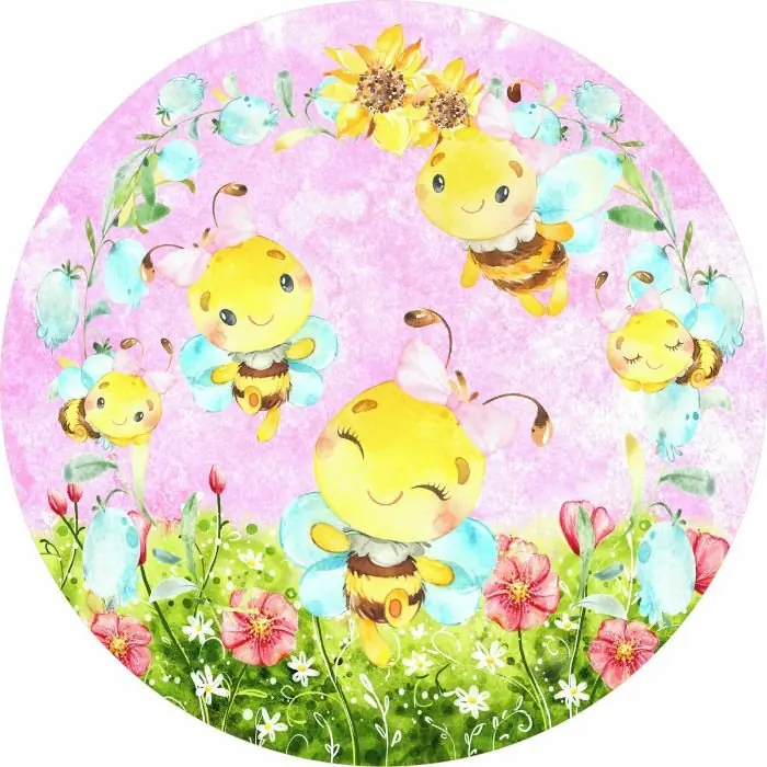 Panel Circular - Abeja