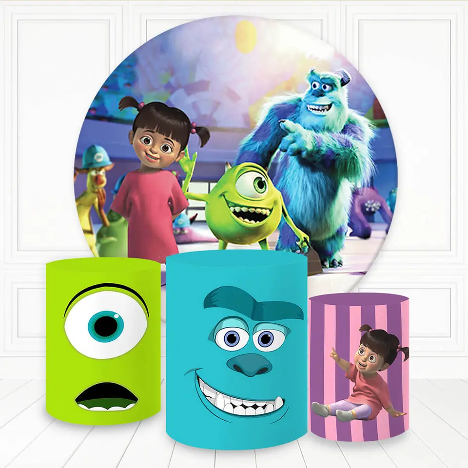 Kit panel circular trio de fundas - Monsters INC