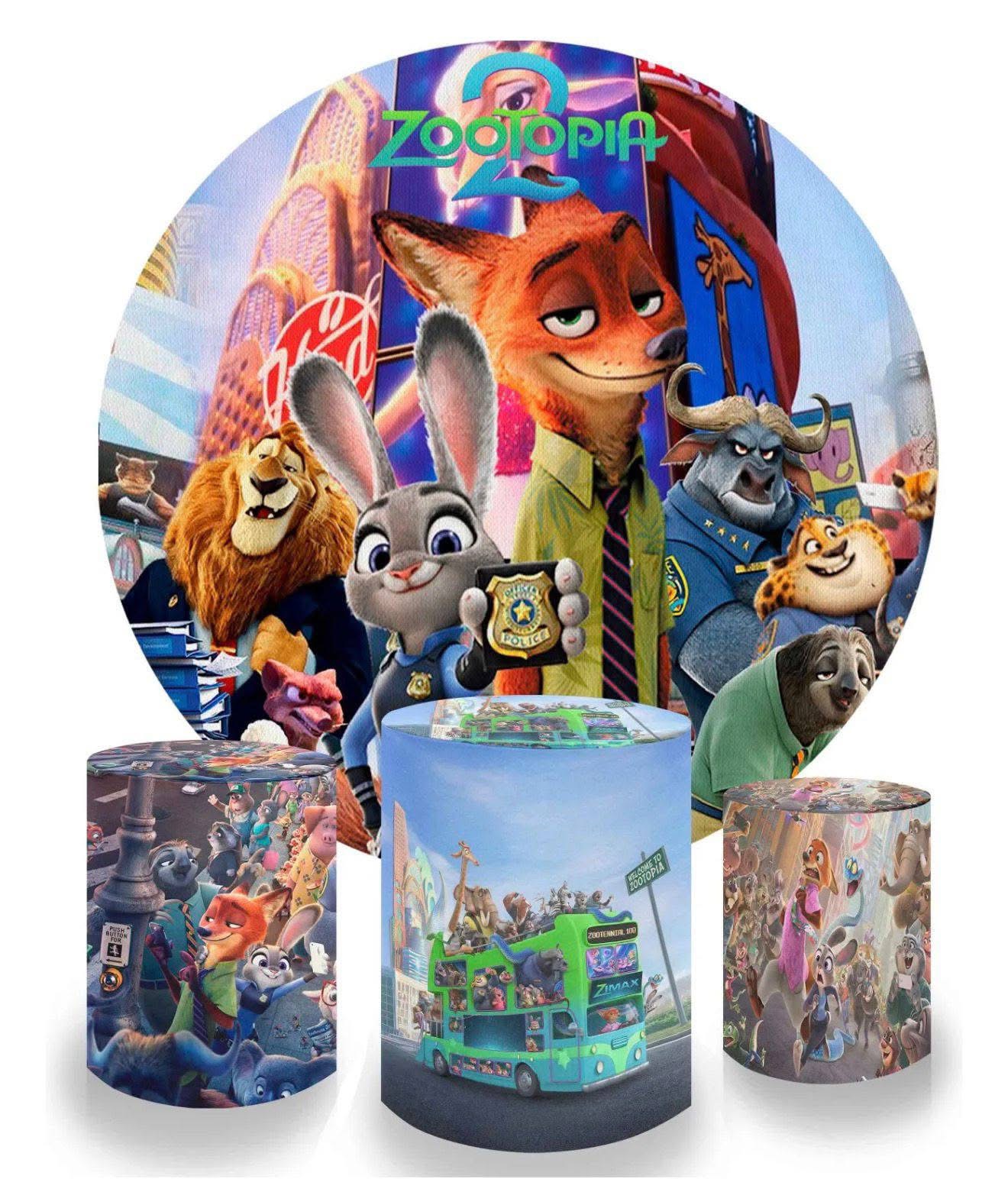 Kit panel circular trio de fundas – Zootopia 2