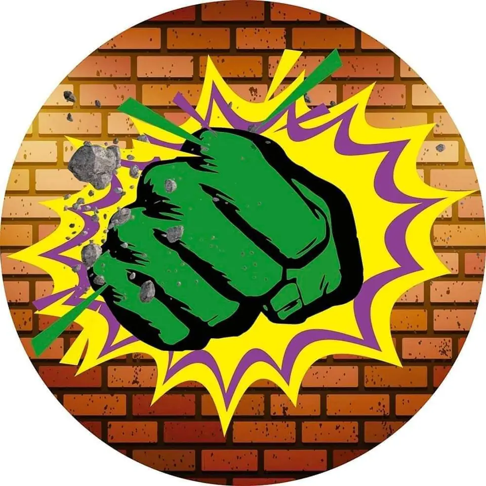 Panel Circular - Hulk