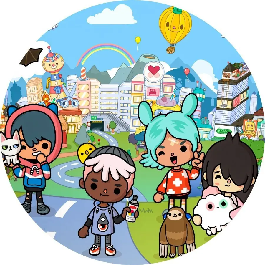 Panel Circular - Toca Boca Life