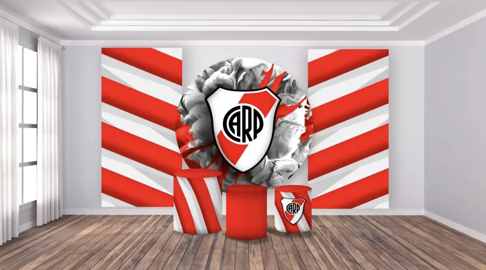Kit panel circular trio de fundas - River