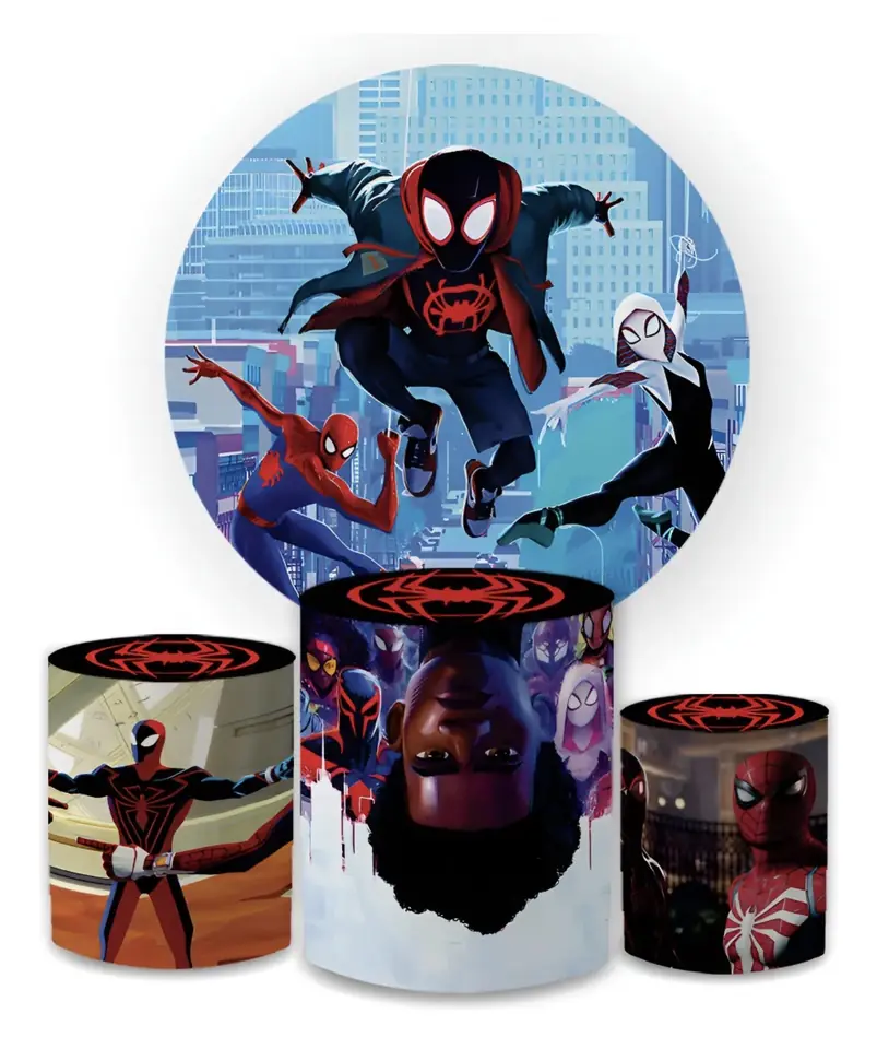 Kit panel circular trio de fundas – Spidey