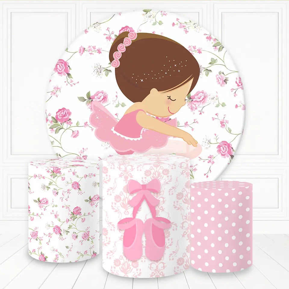 Kit panel circular trio de fundas - Bailarina Ballet