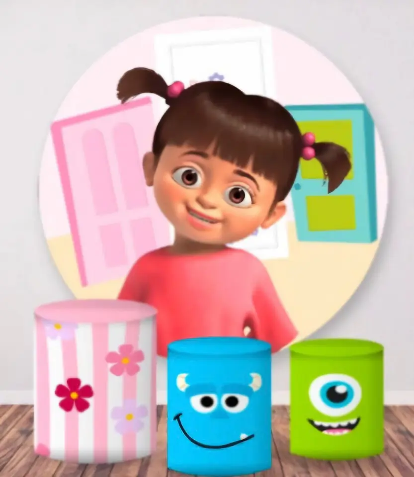 Kit panel circular trio de fundas - Monsters inc
