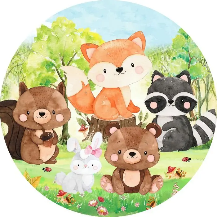 Panel Circular - Bosque