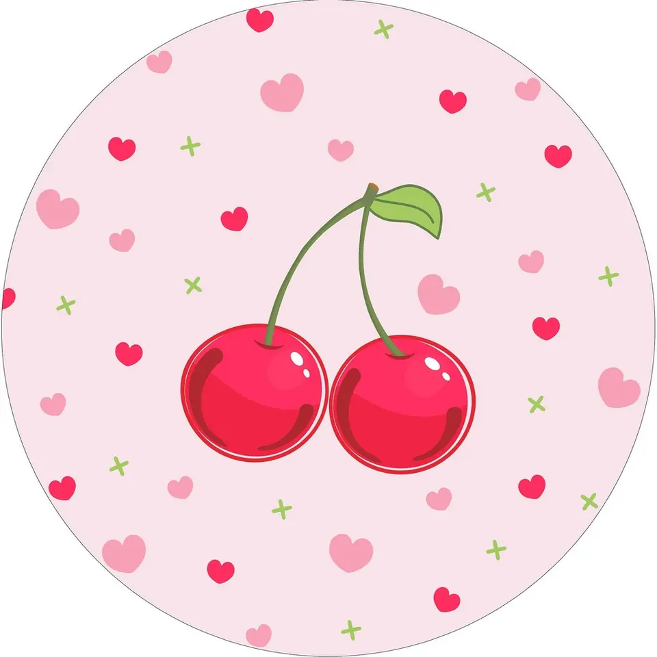 Panel Circular - Cereza
