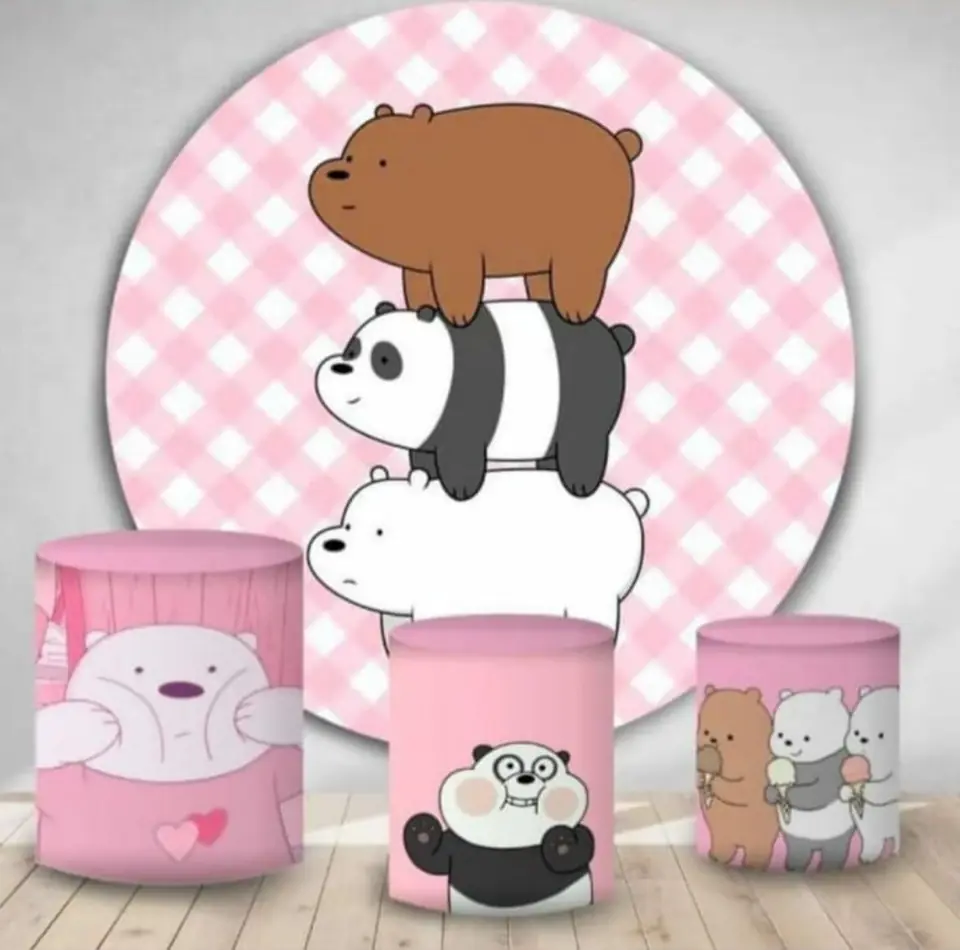 Kit panel circular trio de fundas - Osos Escandalosos