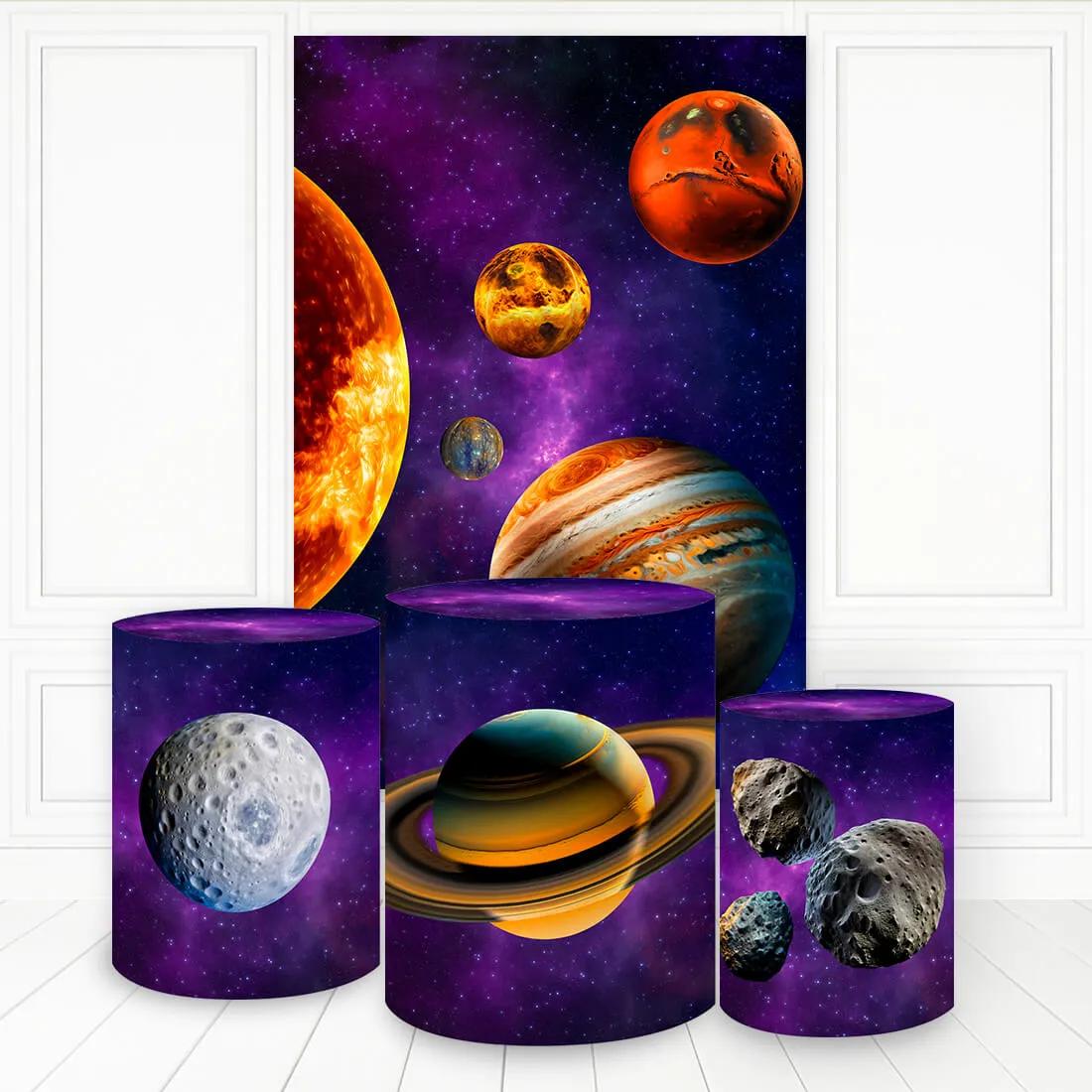 Panel lateral,Trio de fundas - Astronauta