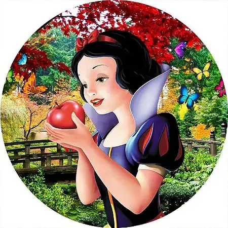 Panel Circular - Blanca Nieves