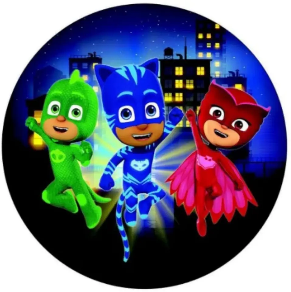 Panel Circular - Heroes en pijamas
