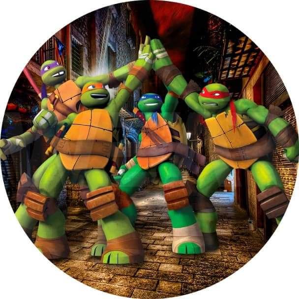 Panel Circular - Tortugas Ninja