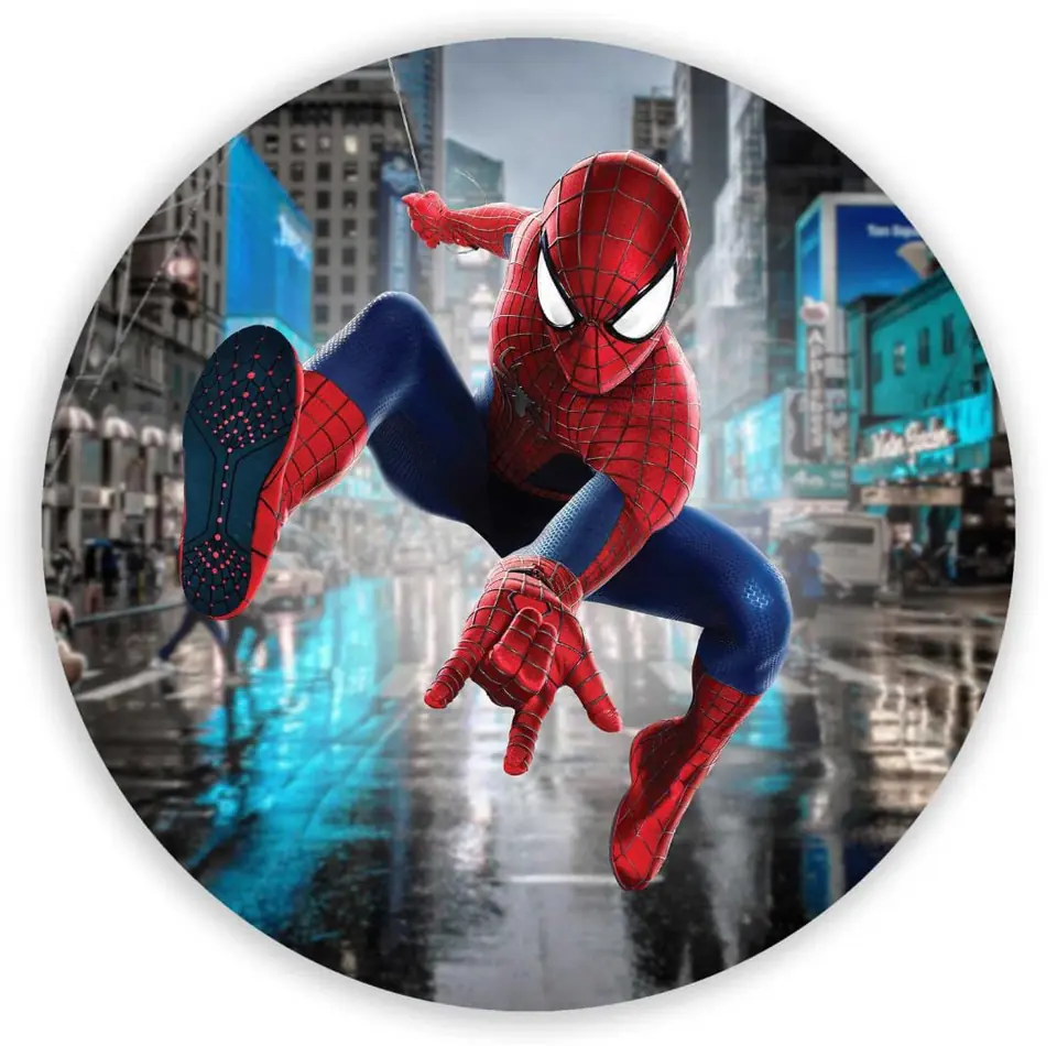 Panel Circular - Hombre Araña