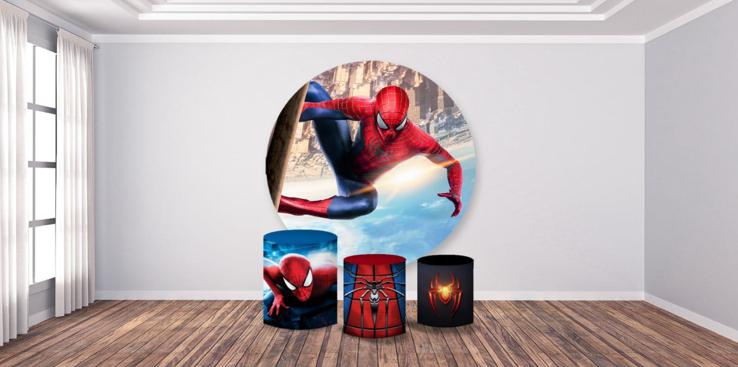 Kit panel circular trio de fundas - Hombre Araña