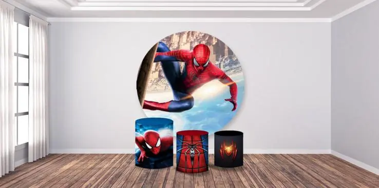 Kit panel circular trio de fundas - Hombre Araña