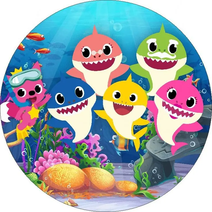 Panel Circular - Baby Shark