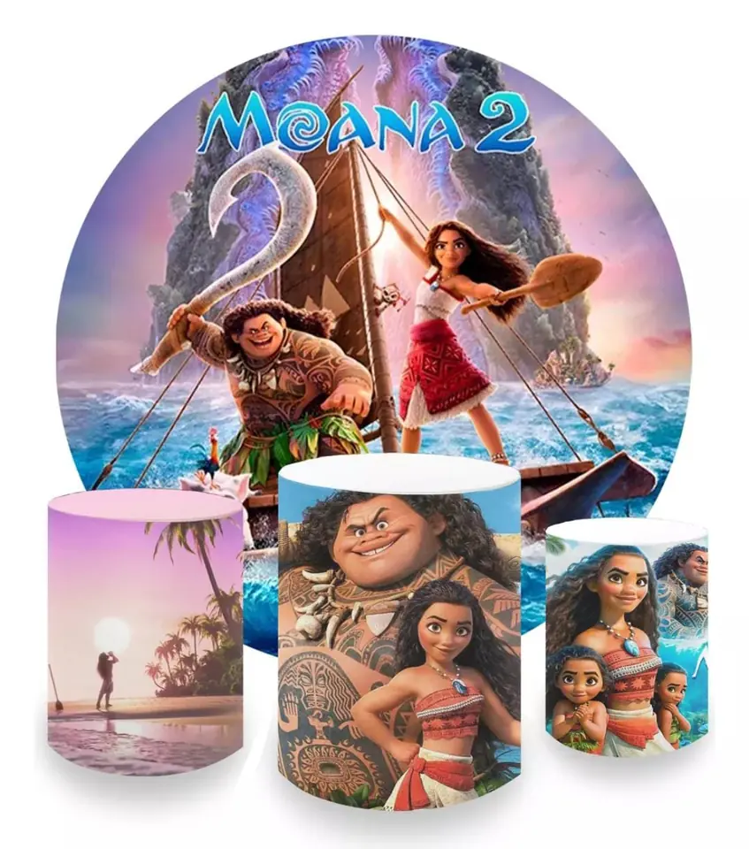 Kit panel circular trio de fundas – Moana 2