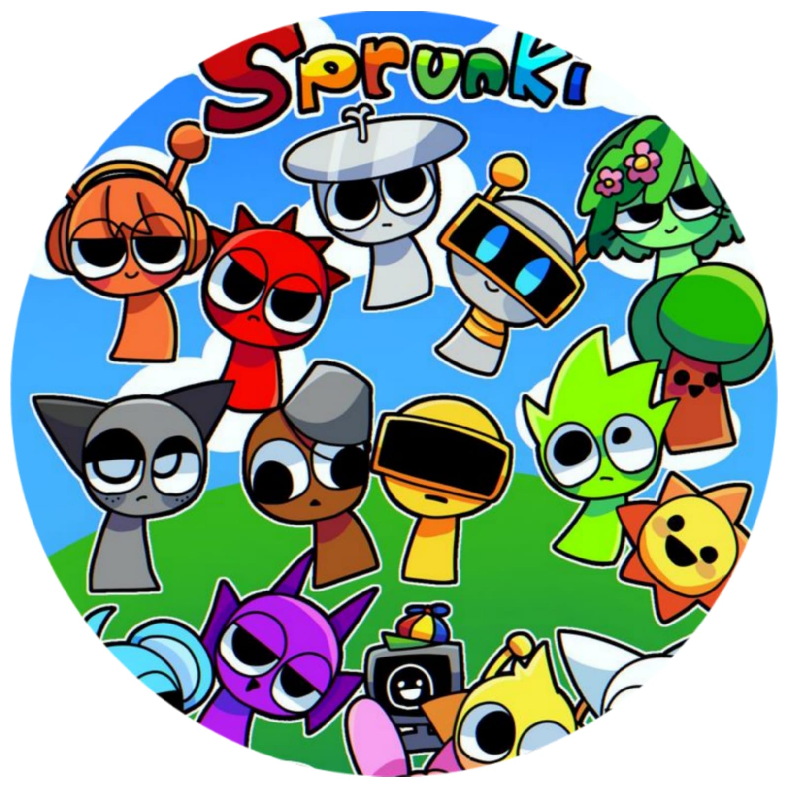 Panel Circular - Sprunki
