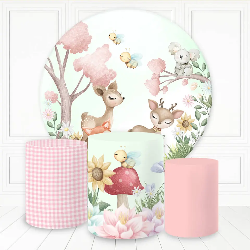 Kit panel circular trio de fundas - Bosque