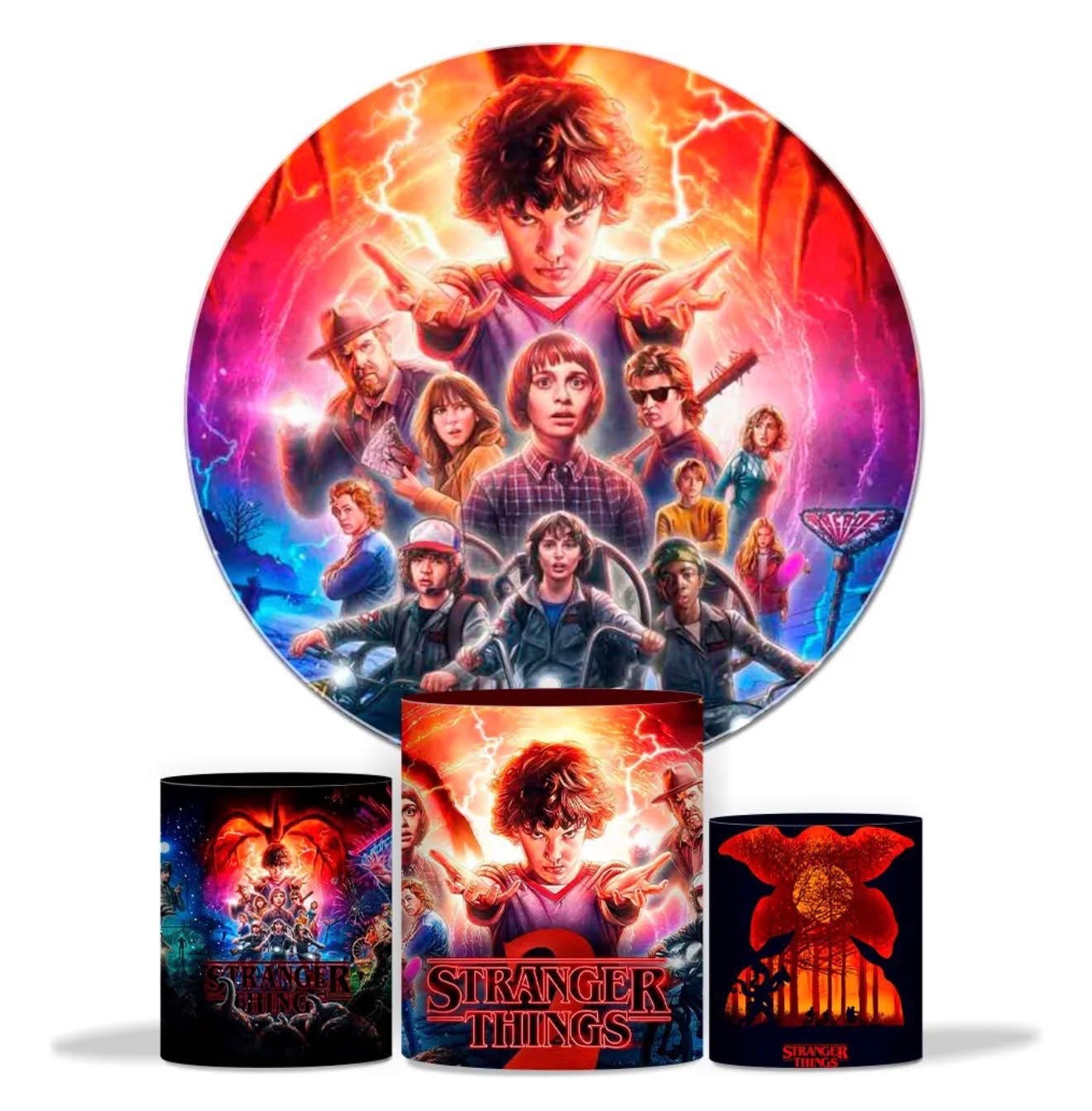 Kit panel circular trio de fundas – Stranger Things 2