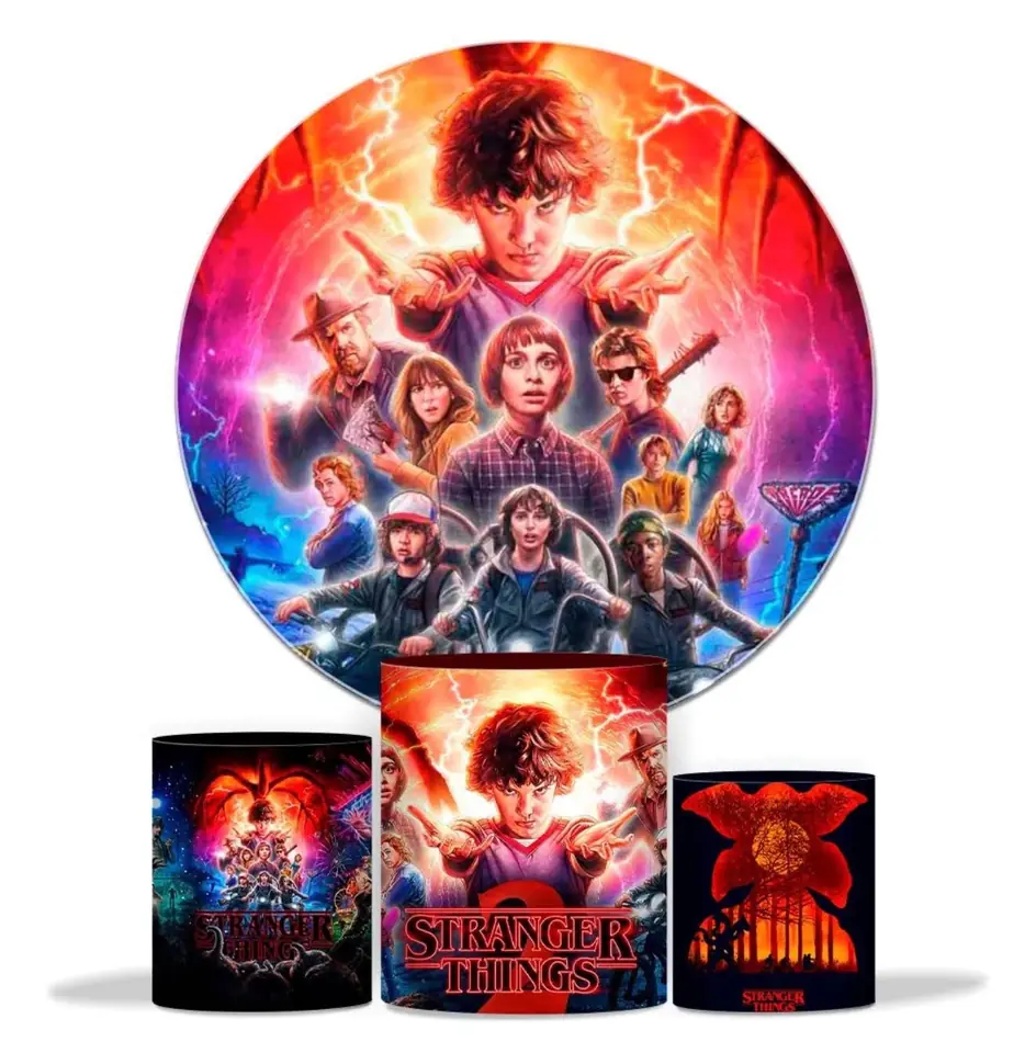 Kit panel circular trio de fundas – Stranger Things 2