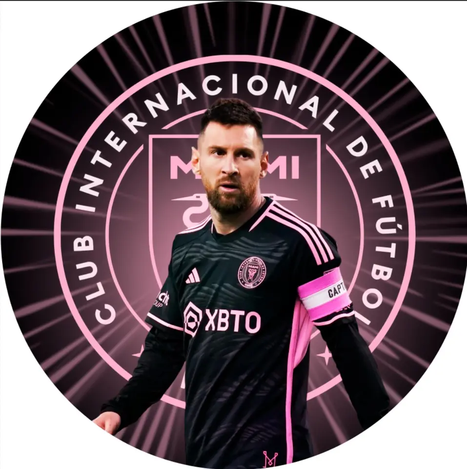 Panel Circular - Messi Inter Miami