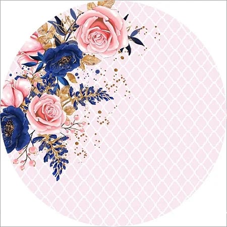 Panel Circular - Floral