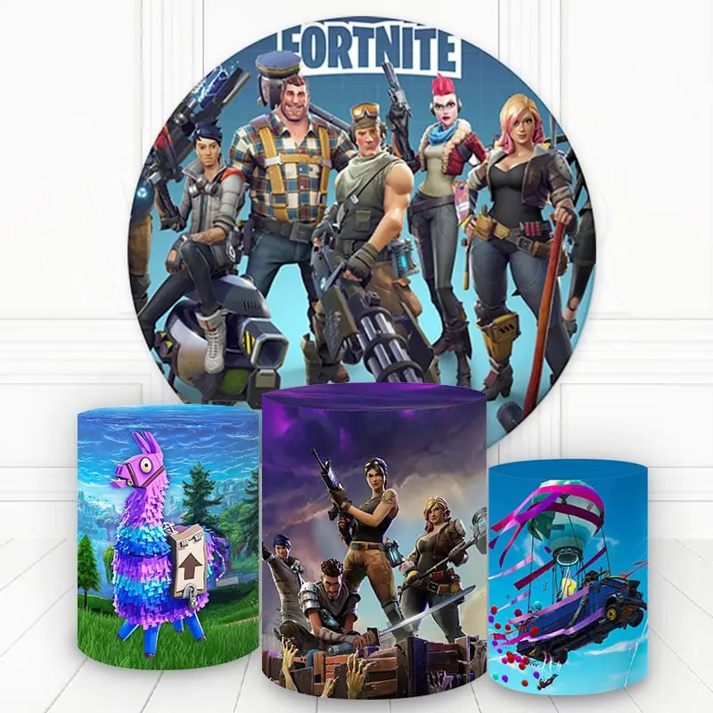 Kit panel circular trio de fundas - Fornite