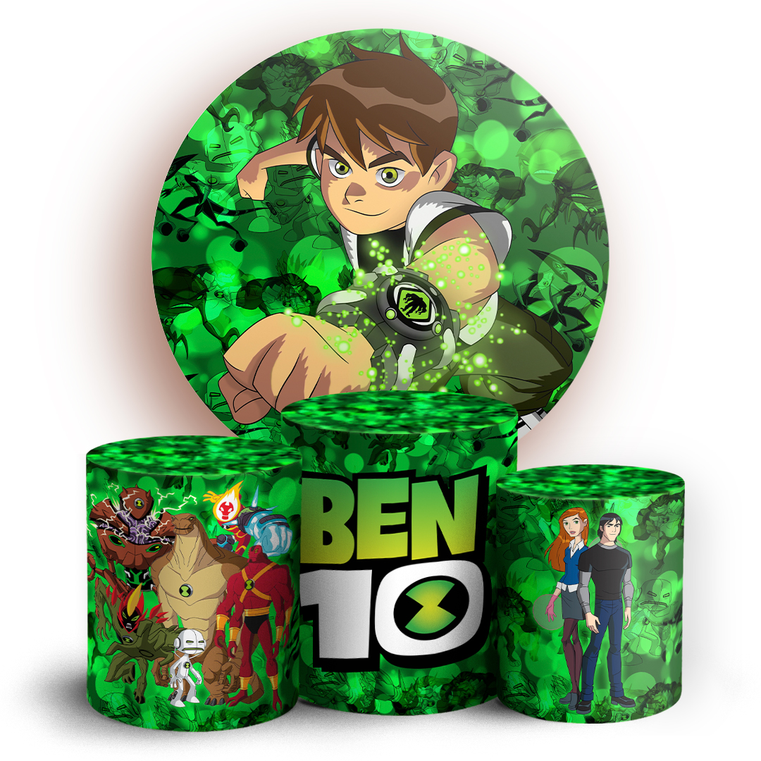 Kit panel circular trio de fundas - Ben 10