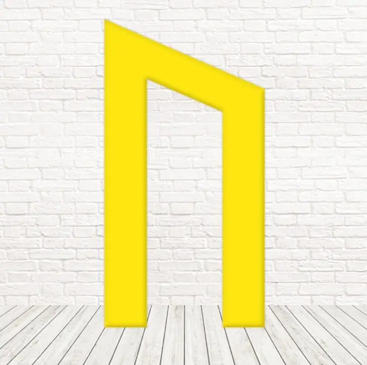 Panel Portal Diagonal - Amarillo