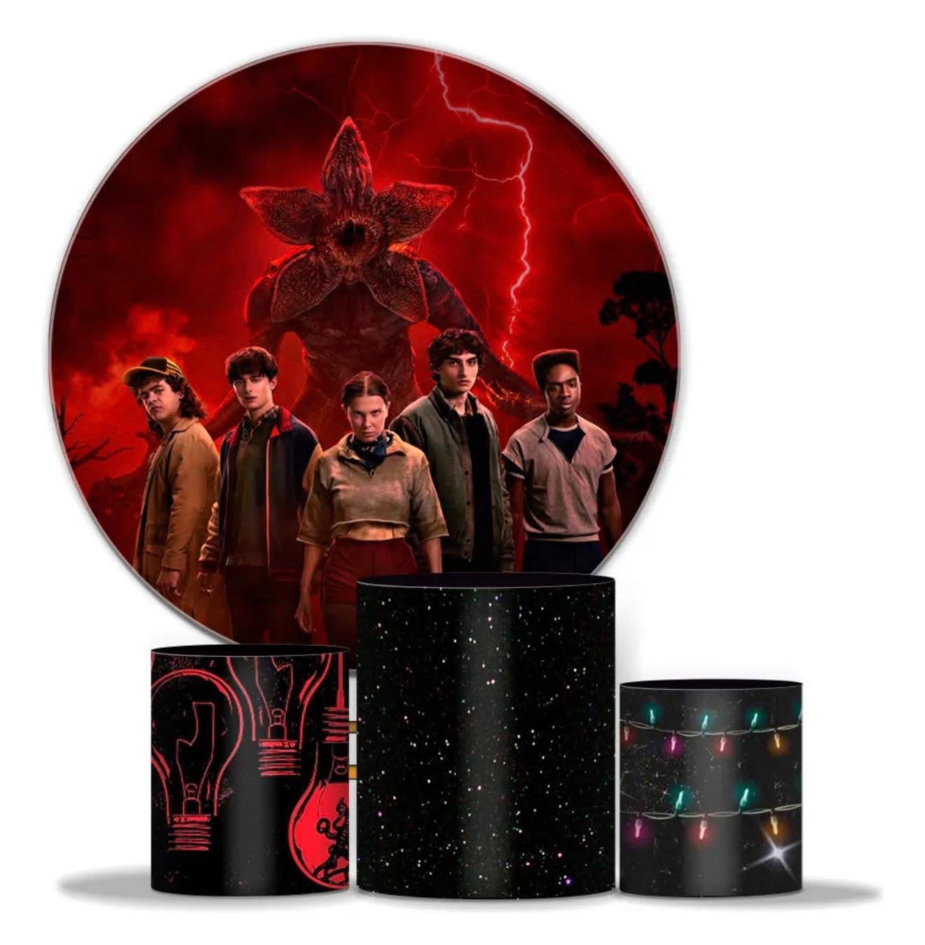 Kit panel circular trio de fundas – Stranger Things 2