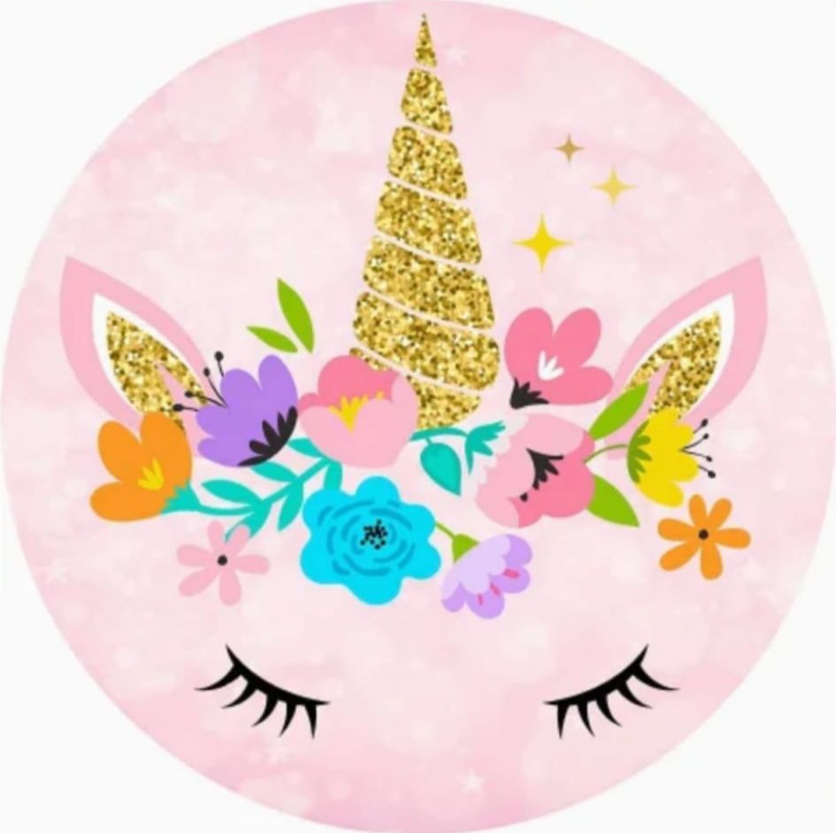Panel Circular - Unicornio