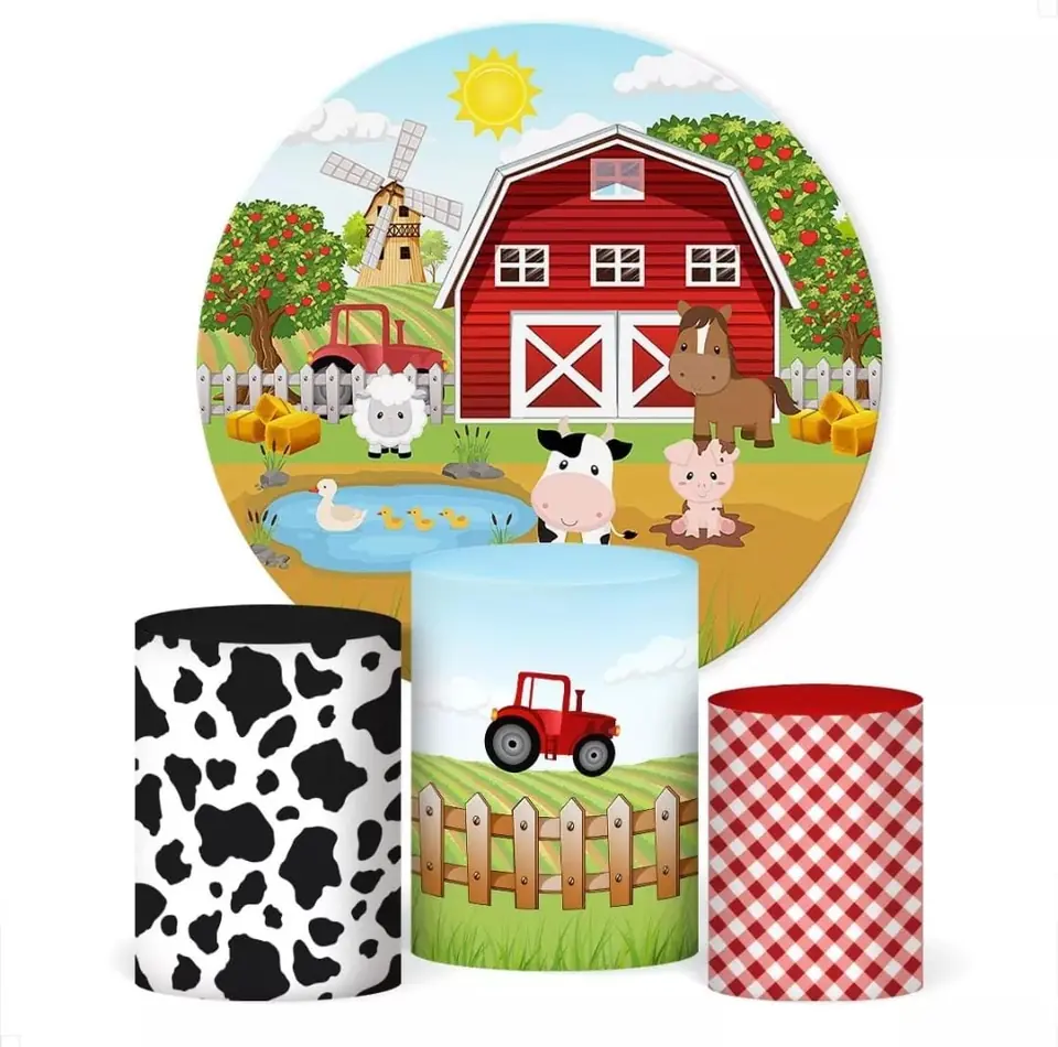 Kit panel circular trio de fundas - Granja