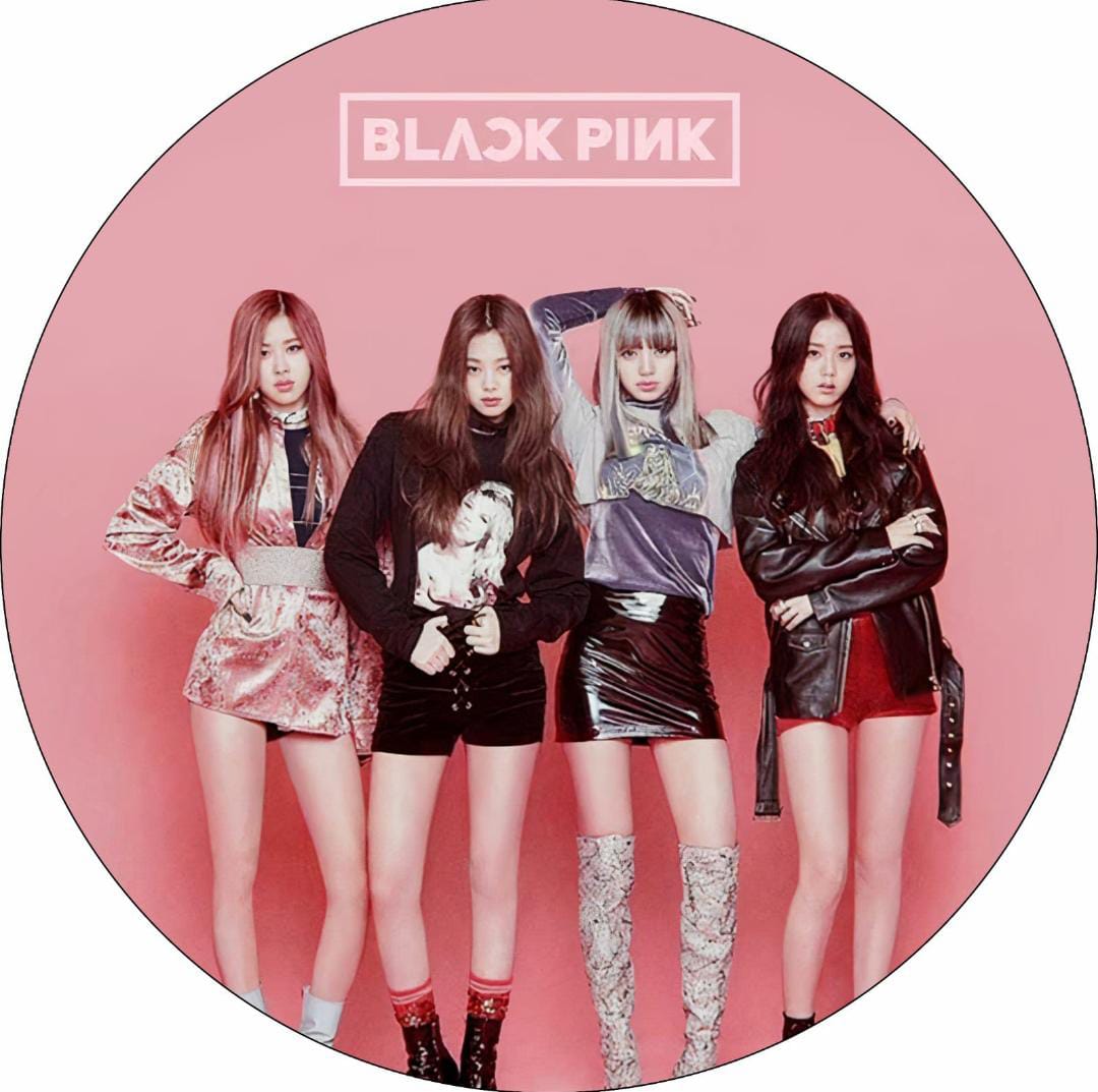 Panel Circular - Black Pink