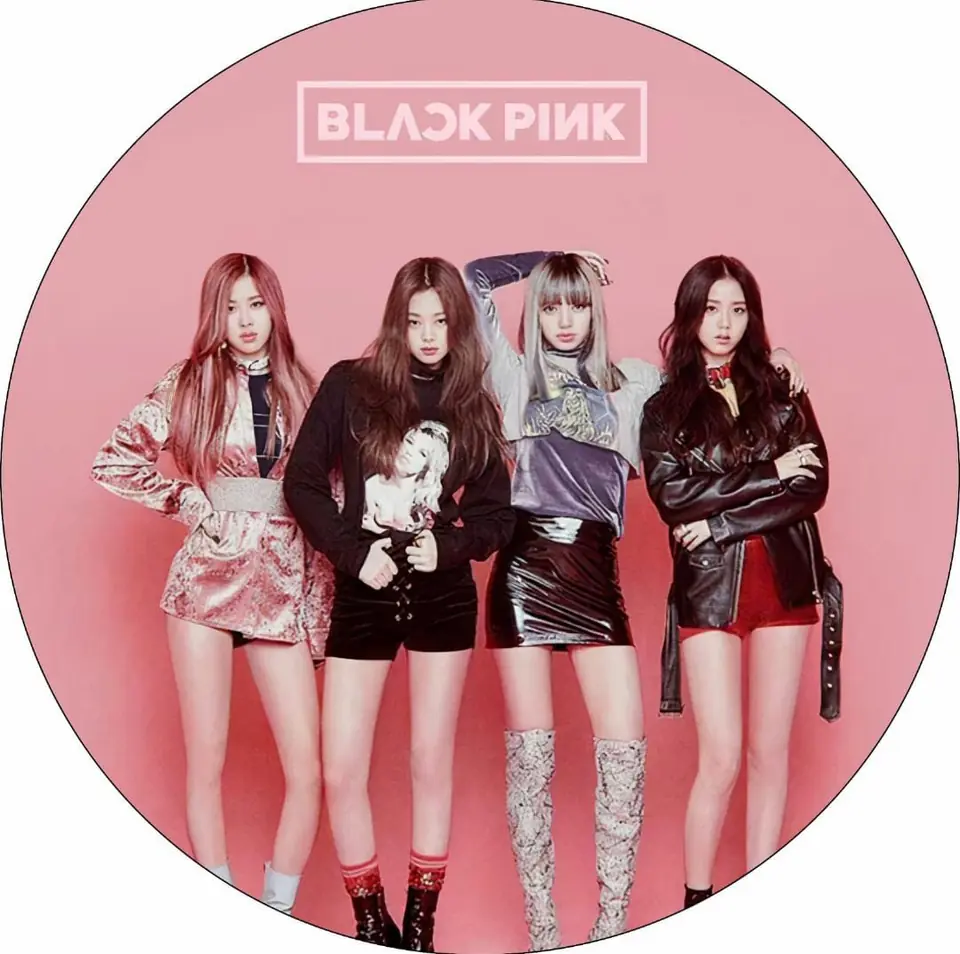 Panel Circular - Black Pink