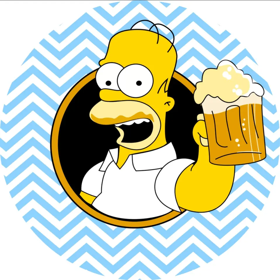 Panel Circular - Homero Simpsons