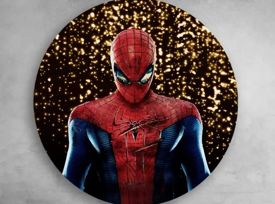 Panel Circular - Hombre Araña