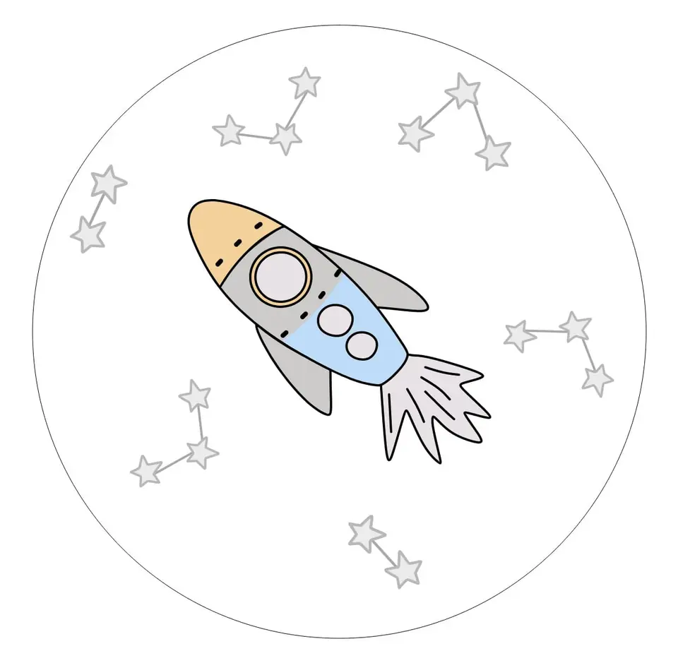 Panel Circular - Nave Espacial
