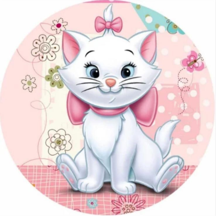 Panel Circular - Gatita Marie