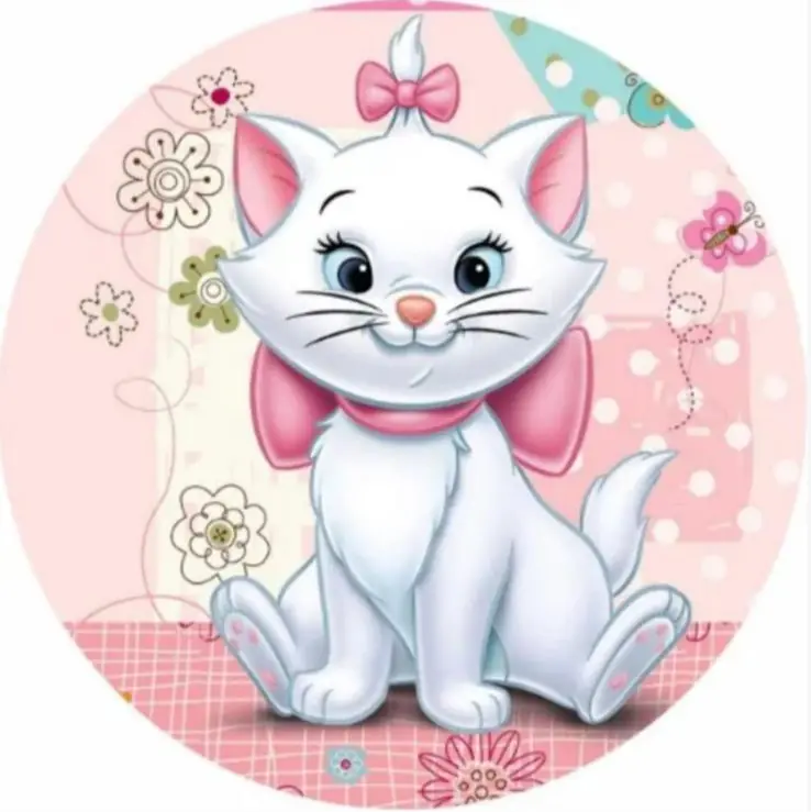 Panel Circular - Gatita Marie