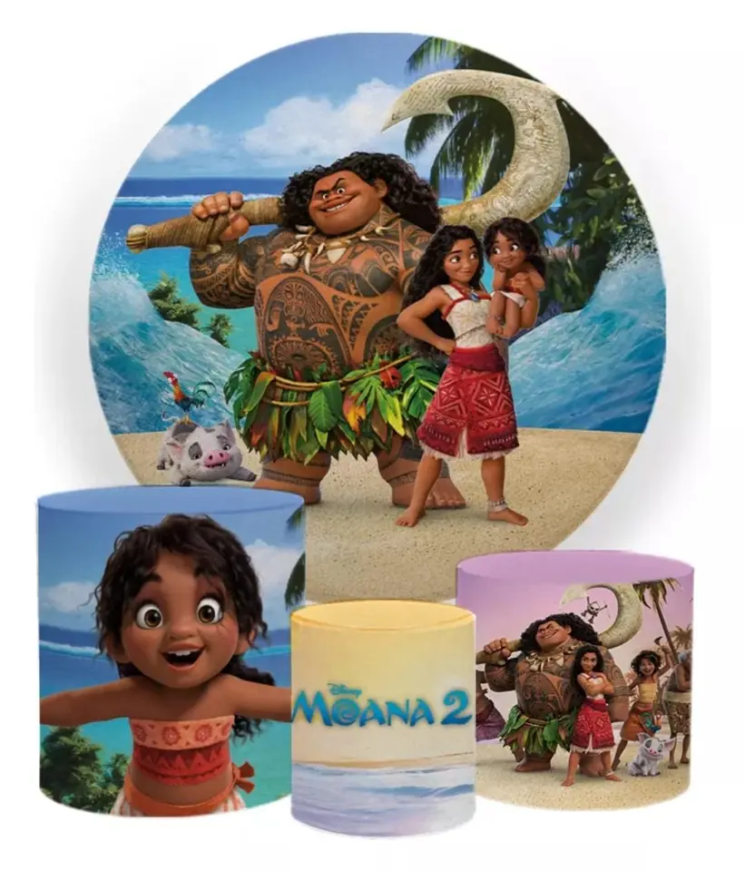 Kit panel circular trio de fundas – Moana 2