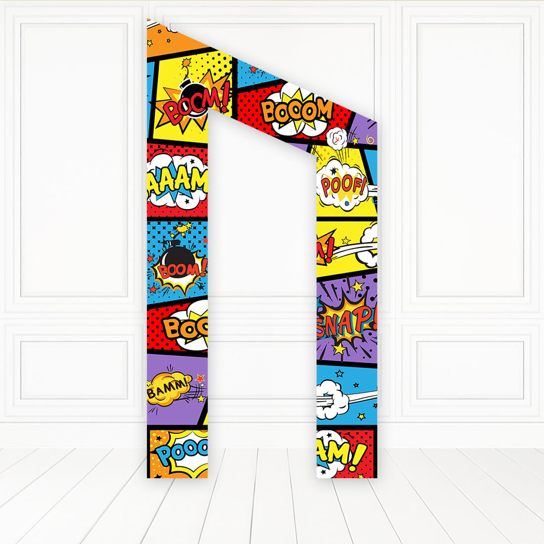 Panel Portal Diagonal - Super Heroes Cute