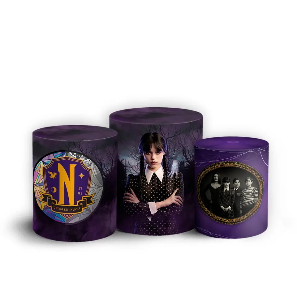Trio de fundas - Merlina Addams
