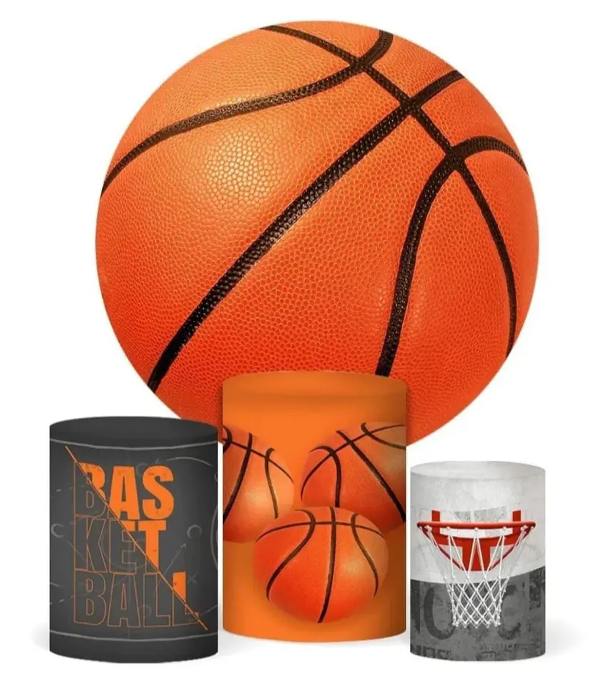 Kit panel circular trio de fundas - Basquetbol