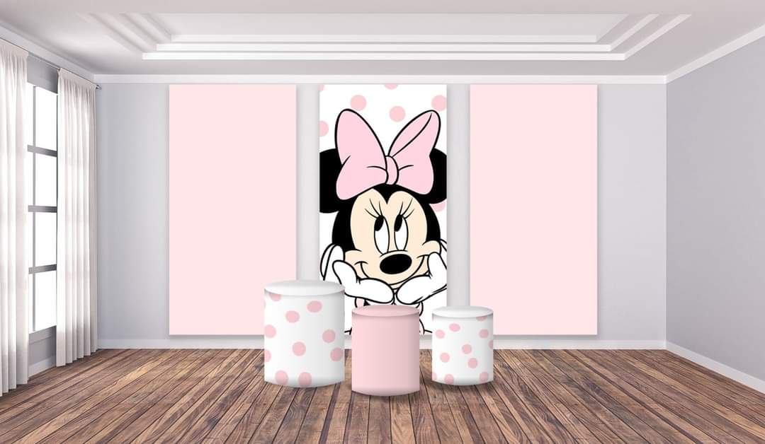Tres paneles laterales,trio de fundas - Minnie