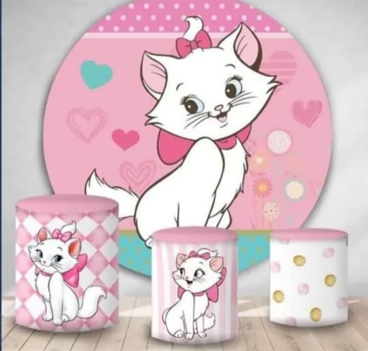 Kit panel circular trio de fundas - Gatita Marie