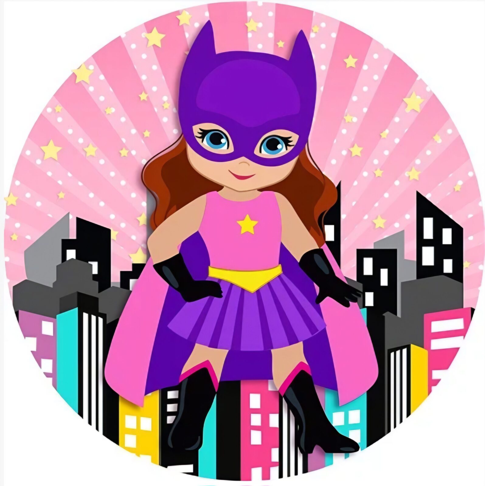 Panel Circular - Super Girls