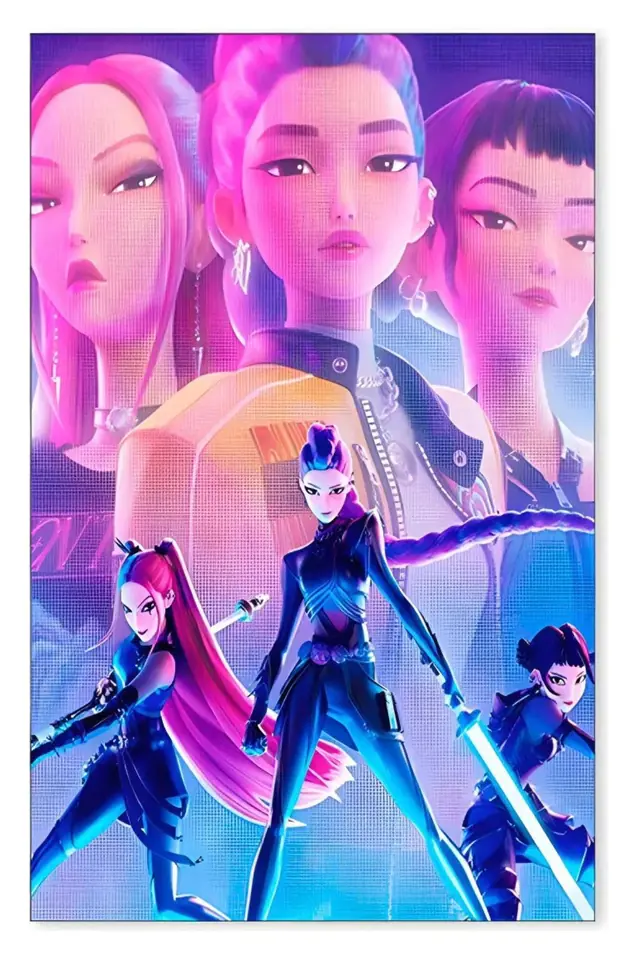 Panel Lateral - Guerreras K-Pop Demon
