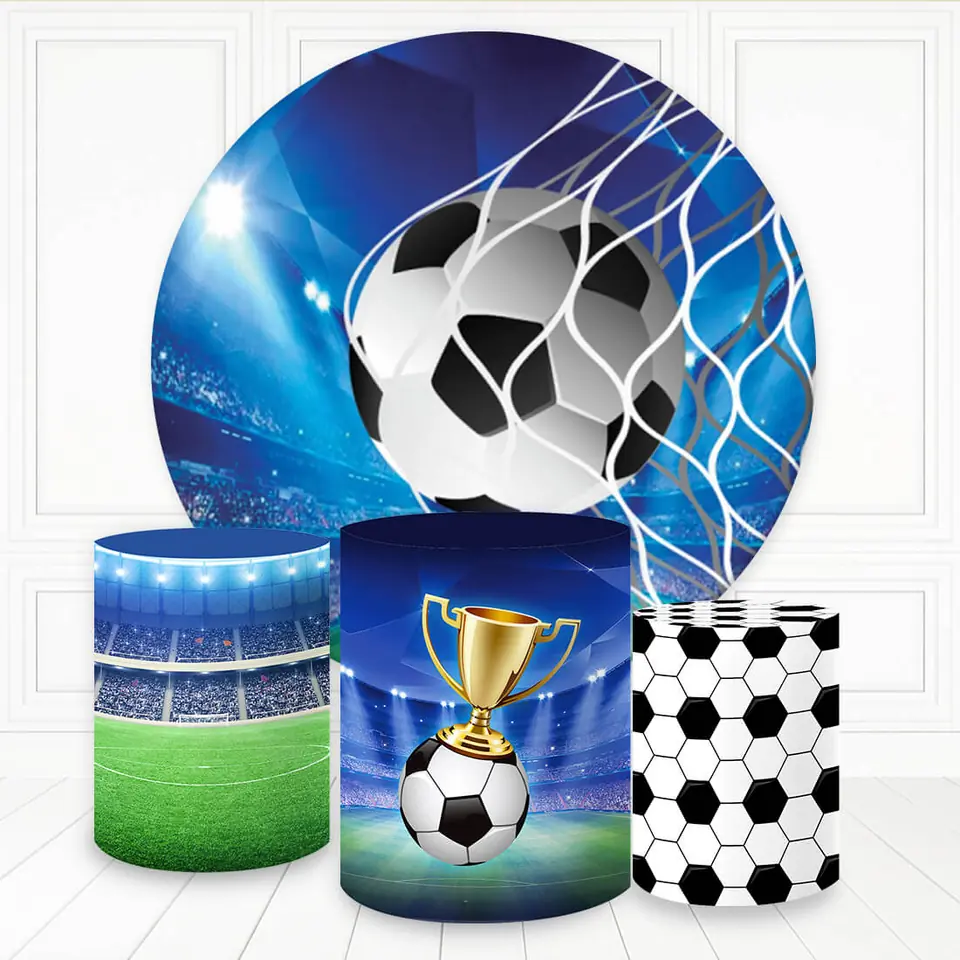 Kit panel circular trio de fundas - Futbol