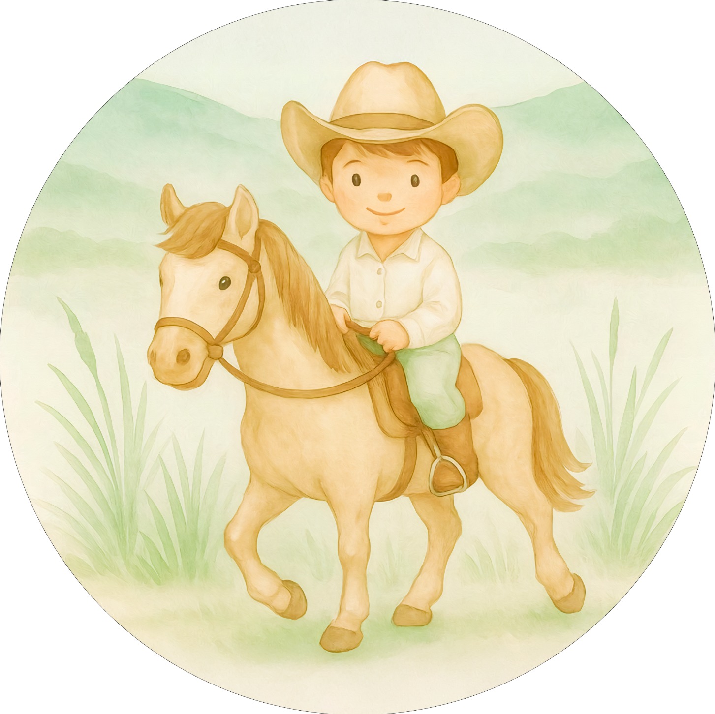 Panel Circular - Caballo